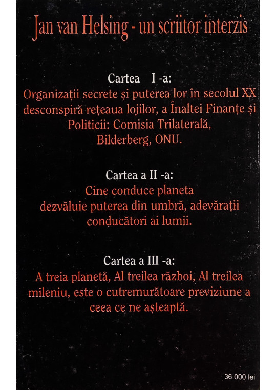 Cartea a 2-a - Cine conduce planeta - Jan Van Helsing